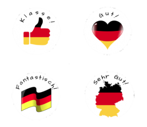 Autocollants Drapeaux allemands